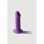 Дилдо на присоске с двойной плотностью ADRIEN LASTIC DILDO HITSENS DUAL DENSITY S06 Purple