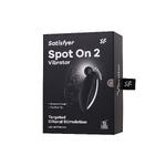 Вибростимулятор клитора Satisfyer Spot On 2, черный, 9 см