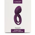 Двойное эрекционное виброкольцо Tammy Violet