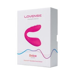 Парный вибромассажер Dolce, розовый