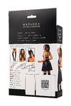 Платье Glossy Marisa из материала Wetlook, черное, L